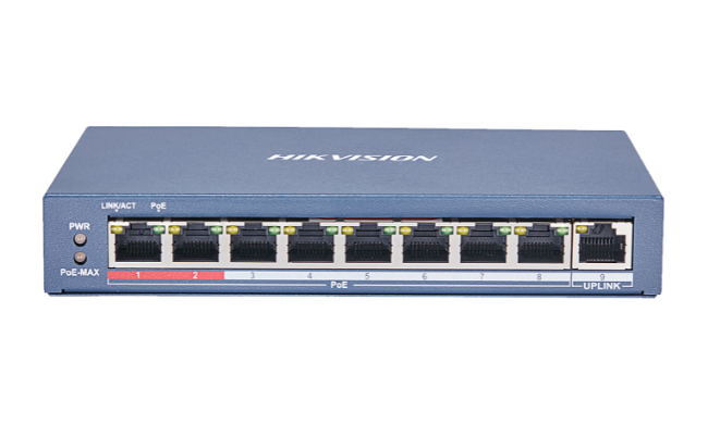 hikvision unmanaged poe switch